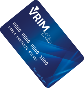 Tarjeta VRIM Elite con beneficios exclusivos para clientes de seguros premium en CDMX y Querétaro